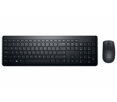 DELL KM3322W US schwarz / Kabelloses Tastatur- und Mausset / US-Layout / USB-Adapter 2,4 GHz / 1000 DPI
