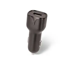 Setty GSM108845 schwarz / USB-Autoladegerät mit USB-C-Kabel / 2,4 A / 1 m