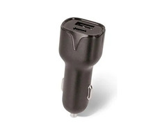 Setty GSM043811 schwarz / Autoladegerät / USB-A&USB-C / 2,4A