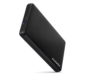 Axagon EE25-SLC, USB-C 3.2 Gen 1 - SATA 6G 2,5" SLIDE Box, schraubenlos, schwarz