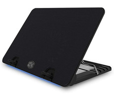Cooler Master Ergostand IV schwarz / Kühlpad / bis zu 17" / 140-mm-Lüfter / 29 dB bei 1400 U/min / 5 Neigungsoptionen 