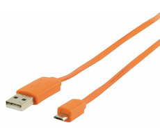Valueline USB 2.0. Kabel - Micro USB 100 cm orange