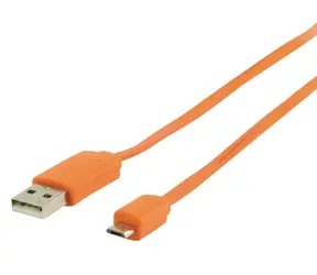 Valueline USB 2.0. Kabel - Micro USB 100 cm orange