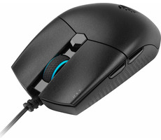 Corsair Qatar PRO schwarz / Optische Gaming-Maus / 12400 DPI / 6 Tasten / RGB-LED-Hintergrundbeleuchtung / USB