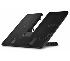 DEEPCOOL U PAL schwarz / Kühlpad / bis 15,6" / 2x 140mm / USB 3.0