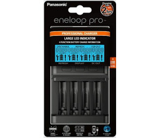 Panasonic BQ-CC65E Eneloop Premium -Ladegerät BQ CC65 mit LCD 