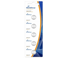 MediaRange Premium Lithiumbatterie Knopfzellen CR1216 / 3V / 5 Stk