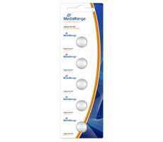 MediaRange Premium Lithiumbatterie Knopfzellen CR1220 / 3V / 5 Stk