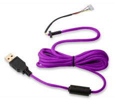 Glorious Ascended v2 lila / geflochtenes USB-Kabel / für Glorious O/O-/D Gaming-Maus