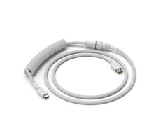 Glorious Spiralkabel USB-C - USB-A weiß / 1,37m