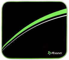 Arozzi Schutzmatte unter dem Stuhl schwarz-grün / Maße: 1160 x 1160 x 5 mm