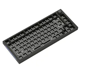 Glorious GMMK Pro Black Slate Barebone ANSI schwarz / Gaming 75 % TKL-Taste. / ohne Schalter / USB-C / ANSI-Layout / RGB / 1,8 m