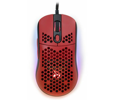 Arozzi FAVO Ultra Light rot / Gaming-Maus / optisch / 16000 DPI / USB / 7 Tasten 