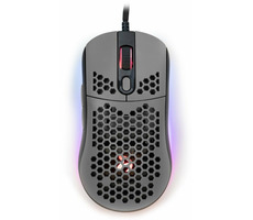 Arozzi FAVO Ultra Light grau / Gaming-Maus / optisch / 16000 DPI / USB / 7 Tasten 