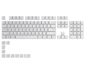 Hervorragende austauschbare Tasten GPBT US ARCTIC White / 114 Stück / US-Layout / Cherry MX(+) 