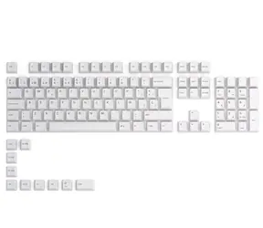 Hervorragende austauschbare Tasten GPBT ES ARCTIC White / 115 Stück / ES-Layout / Cherry MX(+) 