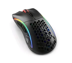Glorious Model D Wireless Mattschwarz / kabellose Gaming-Maus / 19000 DPI / 6 programmierbare Tasten / RGB