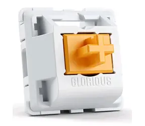 Herrliche mechanische Schalter Panda 36 Stück weiß-orange
