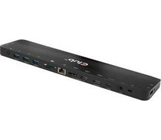Club3D USB-C Dockingstation 120 W schwarz / Dockingstation / Ausgang max. 120 W / HDMI + DP / USB / Ethernet / 3,5-mm-Buchse 