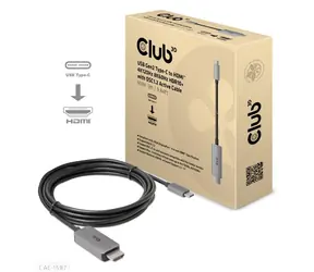 Club3D CAC-1587 Kabel USB-C auf HDMI M/M schwarz 3M / 8K 60Hz / 4K 120Hz  