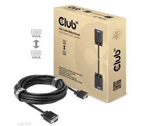 Club3D CAC-1710 Kabel VGA M/M 10m schwarz / FHD 