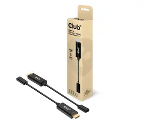 Club3D CAC-1333 aktive Reduktion HDMI auf USB-C M/F schwarz / 4K 60Hz