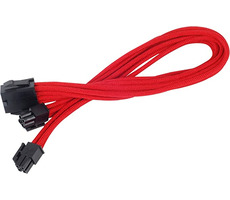 Silverstone Kabel 8-Pin EPS > 4+4-Pin ATX/EPS 30 cm rot
