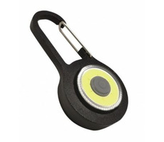 Orava LL-6 Schwarz / Karabiner mit LED-Licht / 3 Beleuchtungsmodi