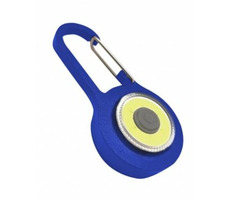 Orava LL-6 Blau / Karabiner mit LED-Licht / 3 Beleuchtungsmodi