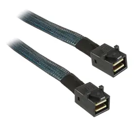 Silverstone SST-CPS04 Kabel SAS Mini 36-polig 50 cm schwarz / 36-polig SFF-8643