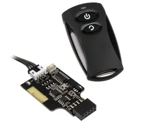 Silverstone ES02-USB-Fernbedienung zum Ein- und Ausschalten des PCs / 20 Meter Entfernung / 2,4 GHz