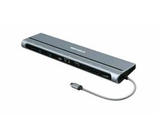 Canyon CNS-HDS90 Dockingstation / USB-C / HDMI / 3xUSB-A / RJ45 / 3,5-mm-Buchse / SD-Leser