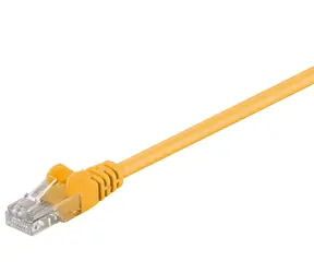 MicroConnect CAT5e U/UTP 0,25 m gelb / PVC