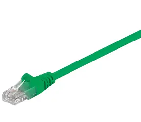 MicroConnect CAT5e U/UTP 0,25 m grün / PVC