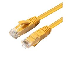 MicroConnect CAT5e U/UTP 0,5 m gelb / PVC