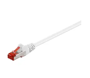 MicroConnect CAT6 F/UTP 0,25 m weiß / PVC