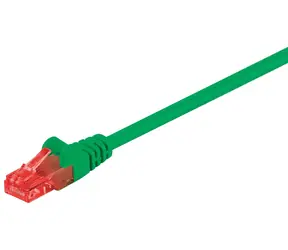 MicroConnect CAT6 U/UTP 0,25 m grün / PVC