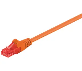 MicroConnect CAT6 U/UTP 0,25 m orange / PVC
