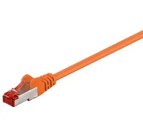 MicroConnect CAT6 F/UTP 0,25 m orange / PVC
