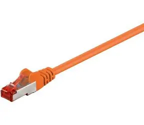 MicroConnect CAT6 F/UTP 0,5 m orange / PVC