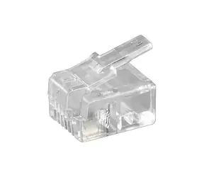 MicroConnect RJ-11 6P4C Stecker 10 Stück
