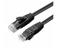 MicroConnect CAT6 U/UTP 0,4m schwarz / LSZH