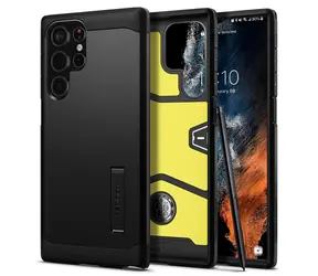 Spigen Tough Armor Schutzhülle für Samsung Galaxy S22 Ultra schwarz