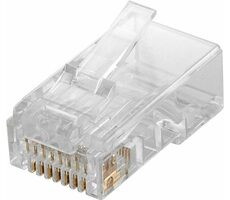 MicroConnect RJ-45 Stecker klar 10 Stück