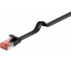 MicroConnect CAT6 U/UTP FLACH 1m schwarz / PVC