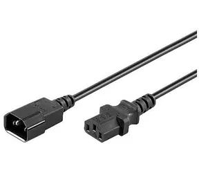 MicroConnect Netzkabel C14 - C13 0,5m schwarz