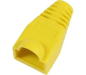 MicroConnect RJ45-Steckerabdeckung gelb / 50 Stück