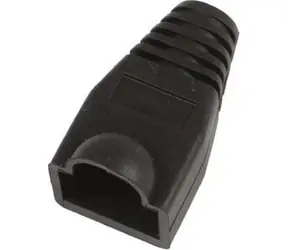 MicroConnect RJ45 Steckerabdeckung schwarz / 50 Stück
