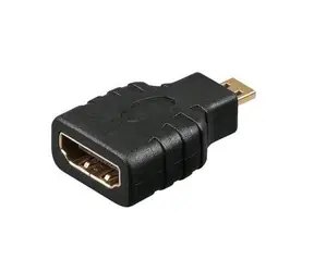 MicroConnect Adapter microHDMI (M) - HDMI (F) schwarz / Plug & Play