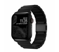 Nomad Titanium Bandarmband für Apple Watch (45 & 44 & 42 mm) schwarz